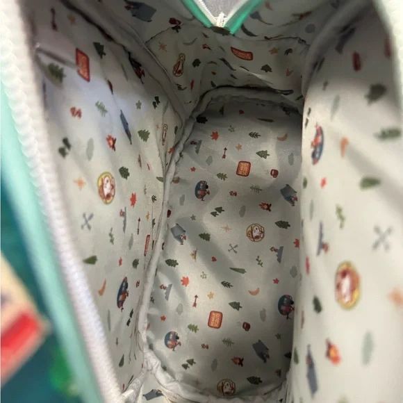 Brand New Never Used Camp Snoopy Backpack! Hard to find front pocket scene! - Picture 5 of 13